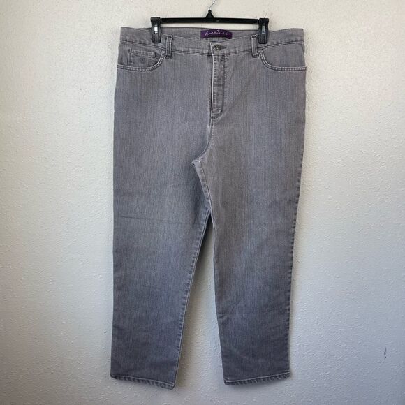 Gloria Canderbilt Gray Amanda Pants Size 16 Short EUC - Picture 1 of 6
